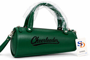 Sandol Living Fashion Cheerleader Megaphone Shoulder Purse Green NWT